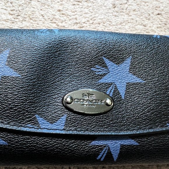 Coach envelope wallet star canyon print w/ removable zip insert - Picture 5 of 16